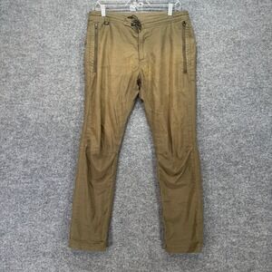 Roark Revival 2.0 Pants Mens 32 Green Articulated Knee Hiking Utility Outdoor